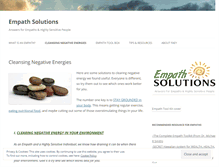 Tablet Screenshot of empathsolutions.com